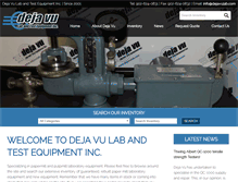 Tablet Screenshot of dejavulab.com